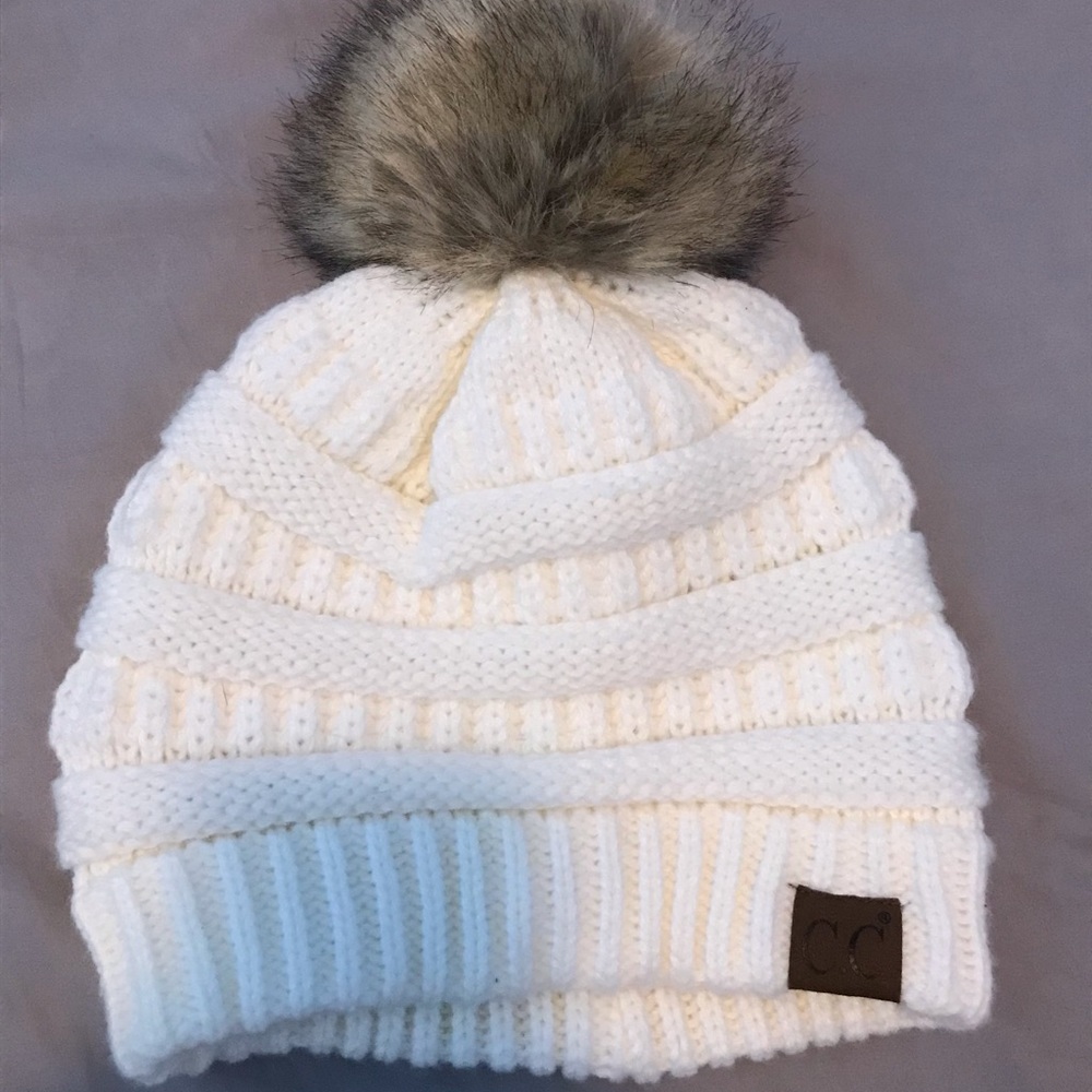 C.C Winter Beanie w/ PomPom